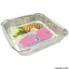 Square Aluminium Foil Oven Dishes 22cm