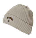 Light Grey Ribbed Hat