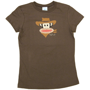 Paul Frank Womens Brown Cowboy tee