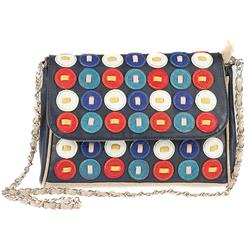 Female AOBO1102 Bags in Navy Multi, WHITE MULTI