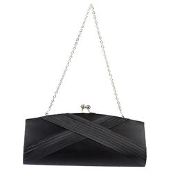 Female EWBAG1201 Bags in Black Satin