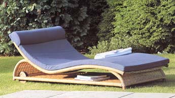 Pavilion Rattan Lido Lounger