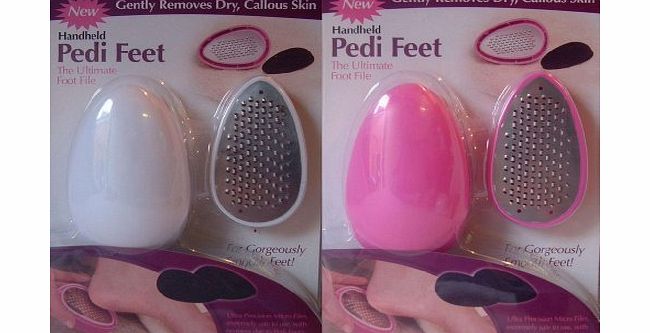 Pedi Mate PEDI FEET EGG SHAPE DRY SKIN REMOVAL HAND FILE