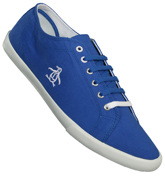 Bennie Royal Blue Canvas Trainer Shoes