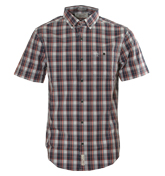 Black Check Short Sleeve Shirt