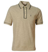 Earl Oatmeal Heather Pique Polo Shirt