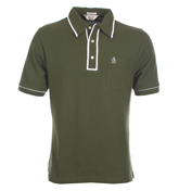 Earl Rifle Green Pique Polo Shirt