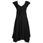 People Tree Waterfall Jersey Dress - Black