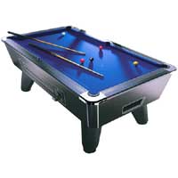 Peradon Pool 6ft Free Play Supreme &#39;Winner&#39; Pool Table Black Ash Finish