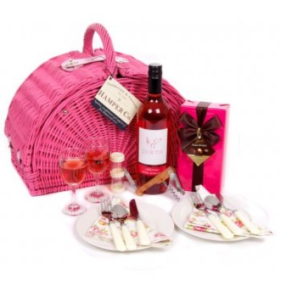 Pink Picnic Basket