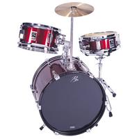 Junior 3 piece Drum Kit in Wine Red