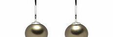 1.1cm Tahitian pearl earrings