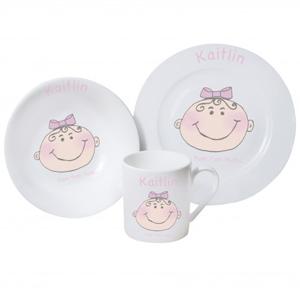 Baby Girl Breakfast Set