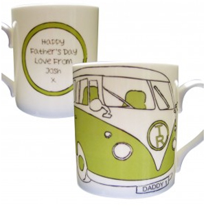 Camper Van Mug - Green