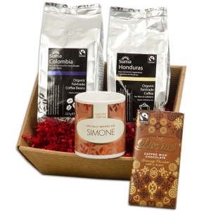 Coffee Hamper - Leaf design