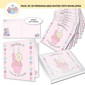 Cupcake Invitations