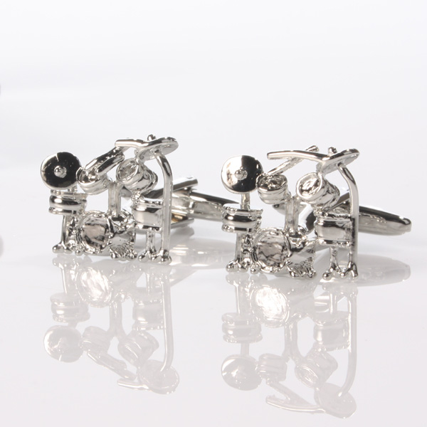 Personalised Drum Kit Cufflinks