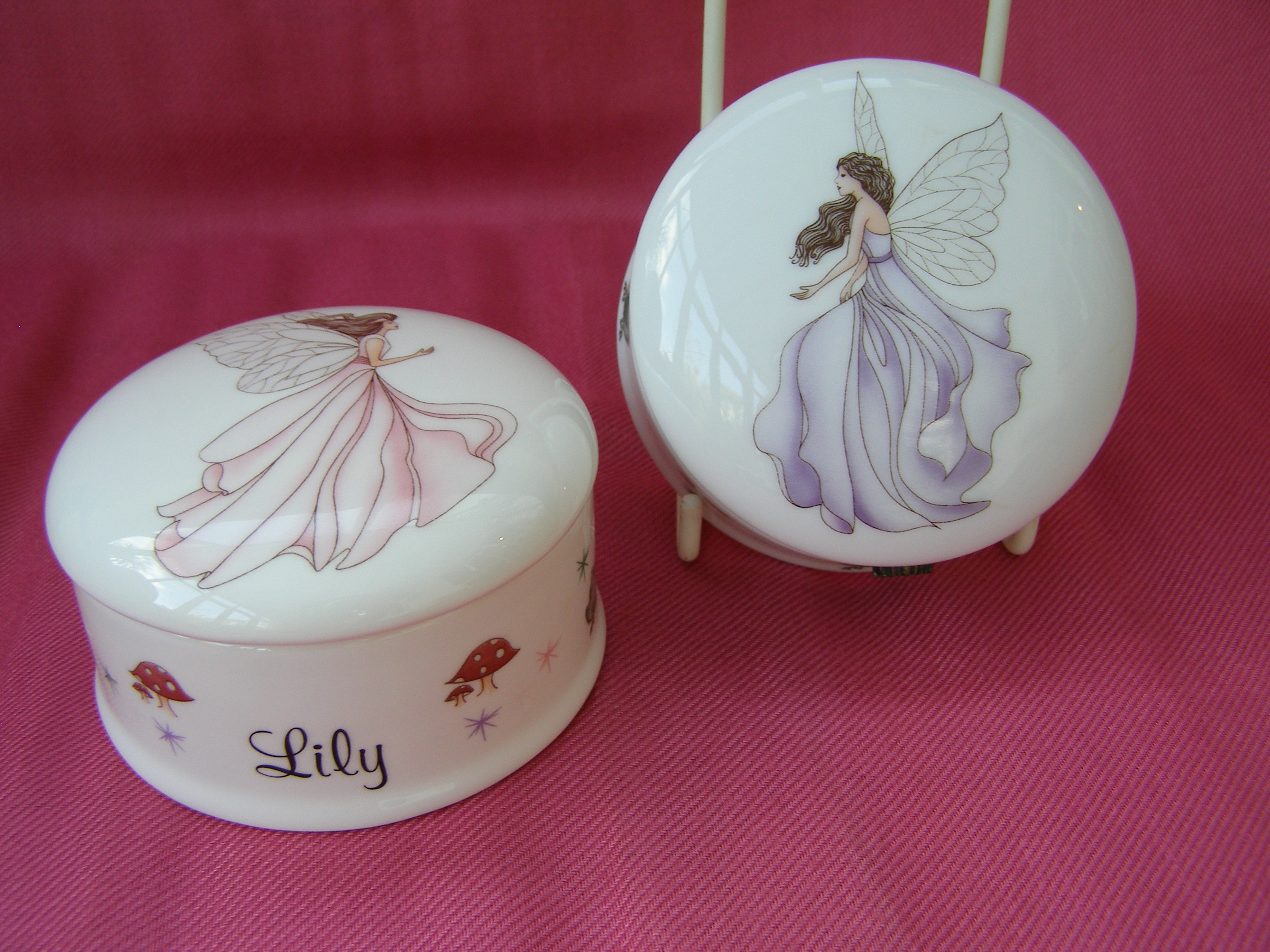 Fairy China Trinket Box