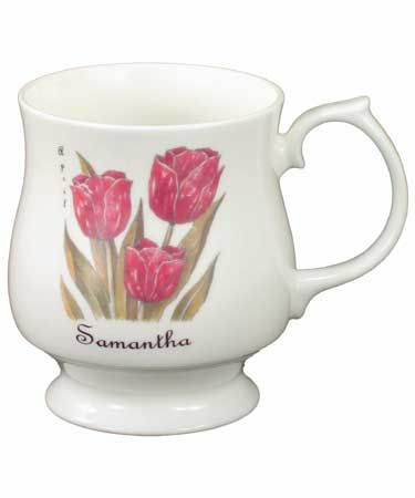 FLOWER OF MONTH MUG.