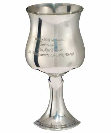 PEWTER GOBLET.