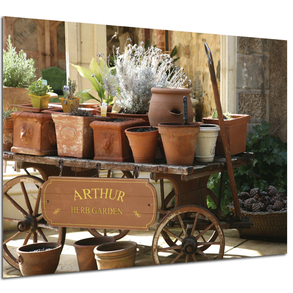 Herb Garden Poster Gold Frame