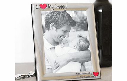 I Heart My Silver 5 x 7 Photo Frame