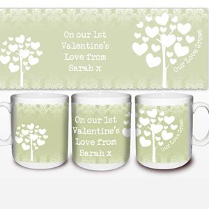 Love Grows Mug Green