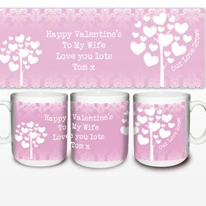 Love Grows Mug Pink