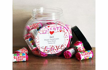 Love Heart Sweet Jar