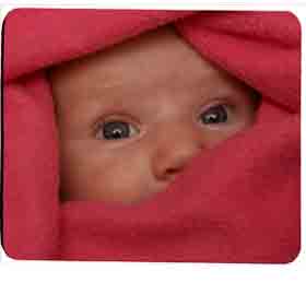 personalised Mouse Mat of your baby