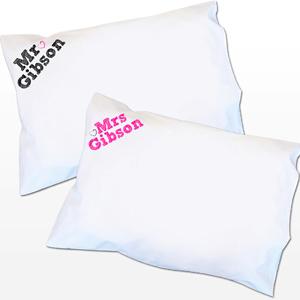 Mr and Mrs Pillowcases