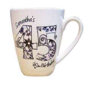 Numbers and Pattern Mug