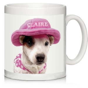 Pink Dog Mug