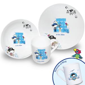 Pirate Letter Breakfast Set