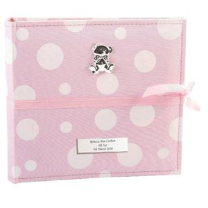 Polka Dot Pink Photo Album