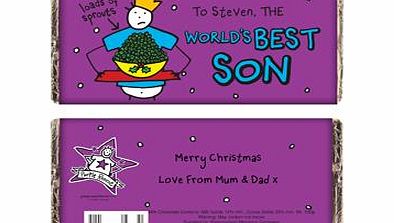 Personalised Purple Ronnie Christmas Son