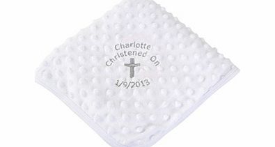 Silver Thread Christening Cross