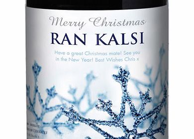 Snowflake Label Red Wine