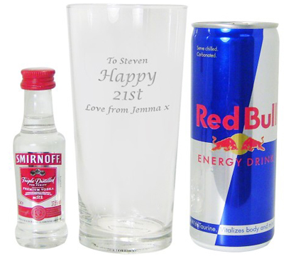 Vodka and Redbull Set