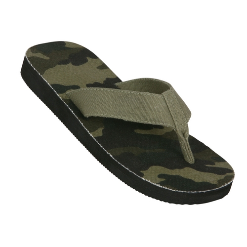 Boy` Camo Flip Flops