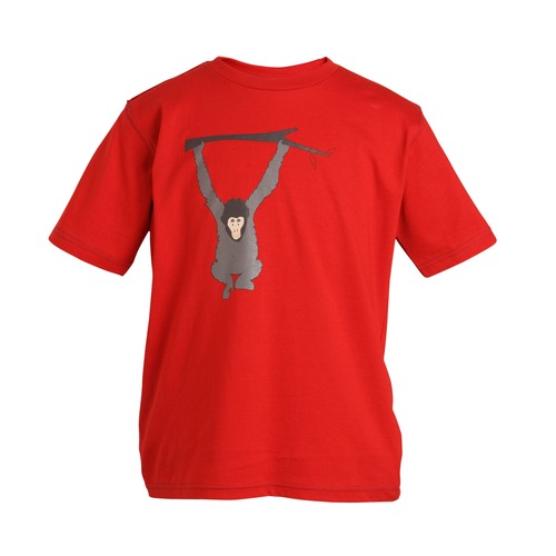 Boy` Short Sleeved Monkey T-Shirt