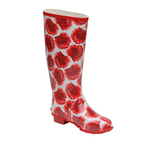 Women` Rose Flower Wellingtons