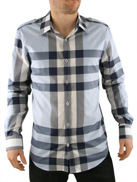 Blue Big Check Shirt