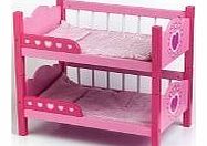 Dolls World Wooden Bunk Beds