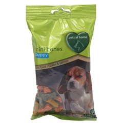 Puppy Mini Bones Treats 850gm by Pets at Home