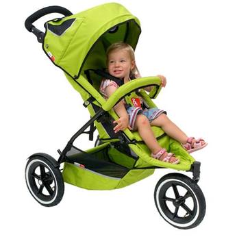 Inline Sport 3-Wheeler Stroller in Apple