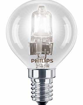 Halogen 42W SES Classic Golf Ball Bulb,