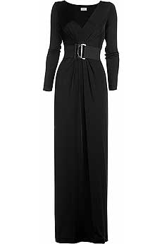 Deep V maxi dress