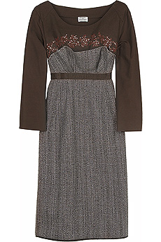 Tweed fitted minidress