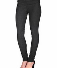 Funky Foxy black cotton blend jeggings